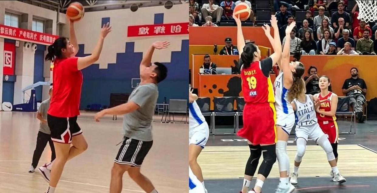 张子宇减重15公斤王治郅特训 热身赛4场合计100分46篮板 对标文班亚马瞄准WNBA