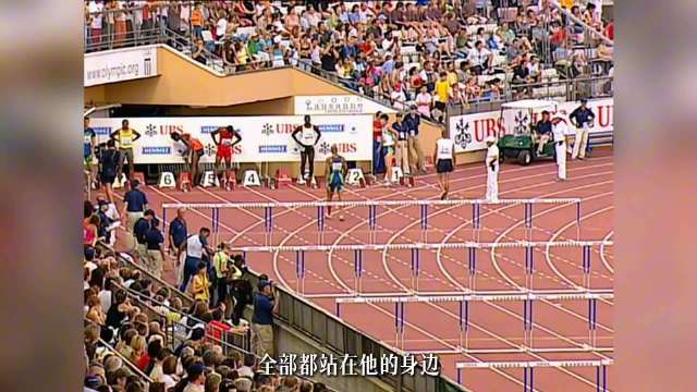 刘翔2006洛桑12秒88破世界纪录，淡然坐计时牌上