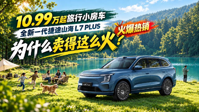 全新一代捷途山海L7 PLUS，10.99万起旅行小房车火爆热销