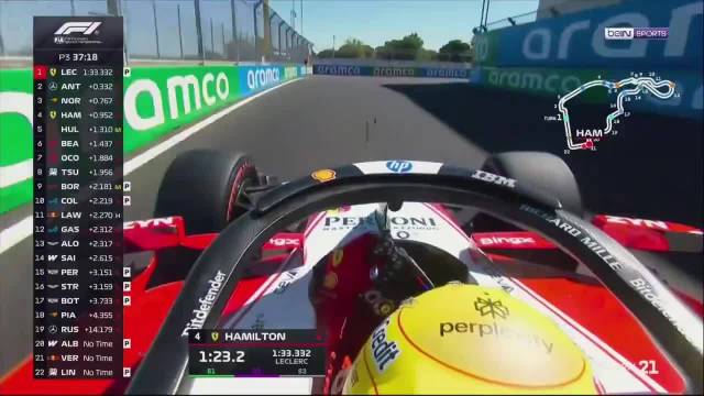 F1西班牙站三练汉密尔顿撞墙引发红旗，痛失调校时间