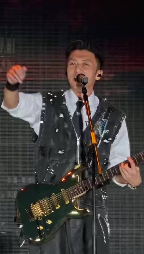 谢霆锋长沙演唱会摇滚正太穿搭梦回陈浩南