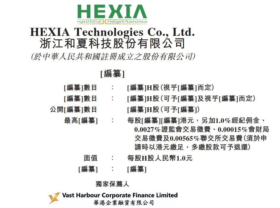 新股消息 | 和夏科技再次递表港交所创业板