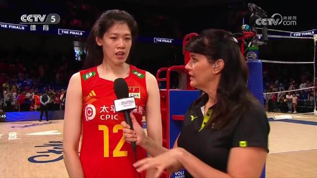 李盈莹第一次VNl L亚军，战胜巴西后采访