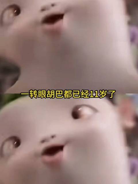 哎呦我笑的 胡巴妈不愧是胡巴妈 到哪都不忘孩子 最后还知道给孩子带走