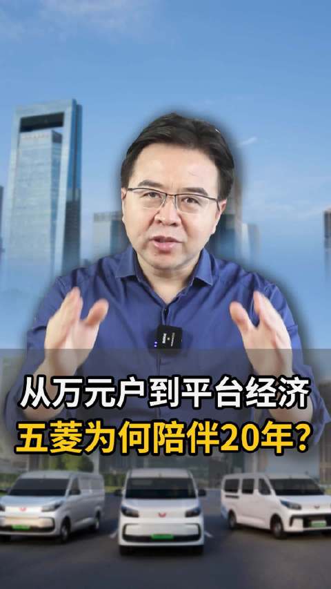 从万元户到平台经济，五菱为何陪伴20年？