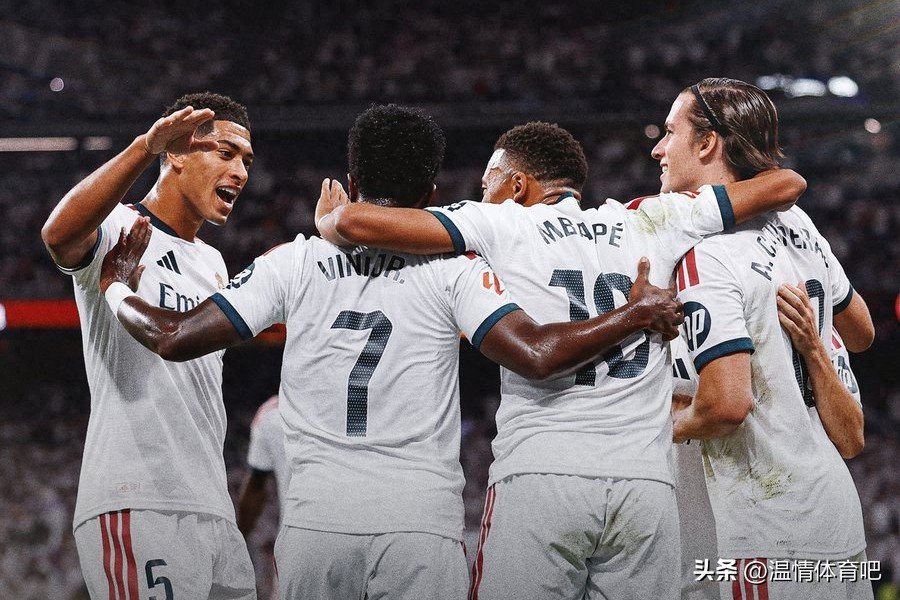 4-1！皇马太强了：两大球星闪耀+迪奥曼德首发！穆帅率队升至第二