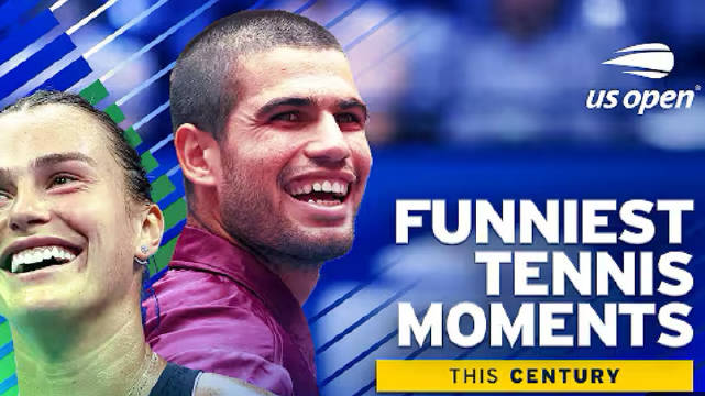 美网搞笑事件集锦，德约扭屁舞辛纳戏耍队友