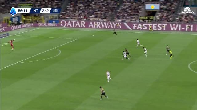 图拉姆破门逆转乌迪内斯，国米上演年度最佳逆转