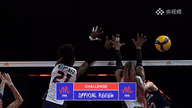 2021vnl中国女排VS多米尼加李盈莹时刻