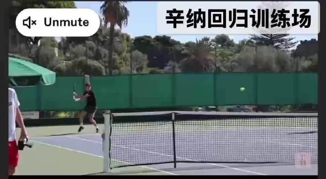 辛纳腿伤无碍回归训练，赛季末保分压力大