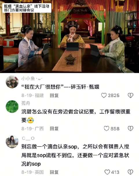 甄嬛传：滴血认亲作战会议进行中