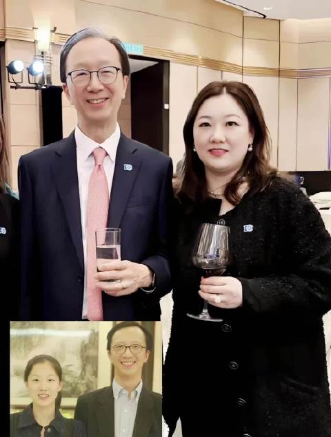 伏明霞嫁大26岁梁锦松，育两子一女家庭圆满