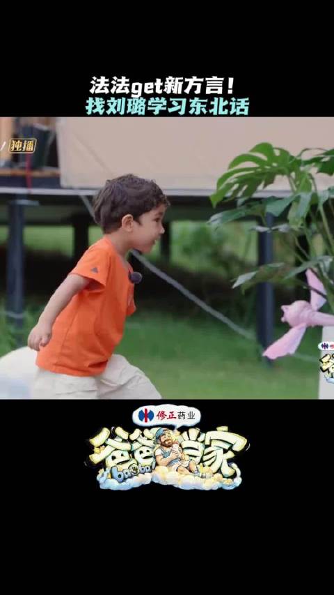 刘璐：波棱盖儿卡秃噜皮了 法法：我的盖秃噜皮了 ~爸爸当家5