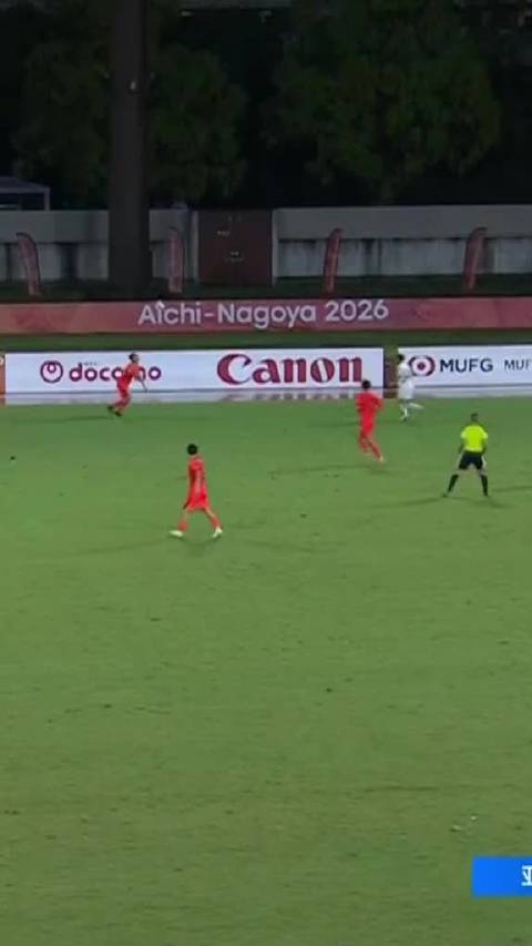 吴曦宝刀不老，一记吊射加助攻张玉宁头球破门，帮助U23国足2-1逆转朝鲜