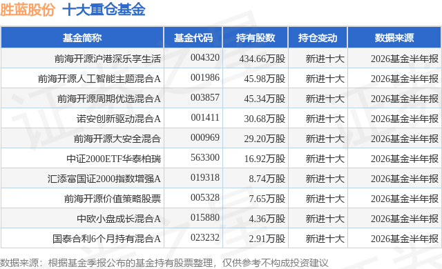 9月16日胜蓝股份涨5.09%，前海开源沪港深乐享生活基金重仓该股