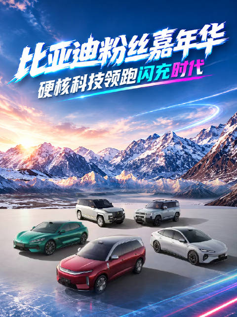 比亚迪粉丝嘉年华 硬核科技领跑闪充时代