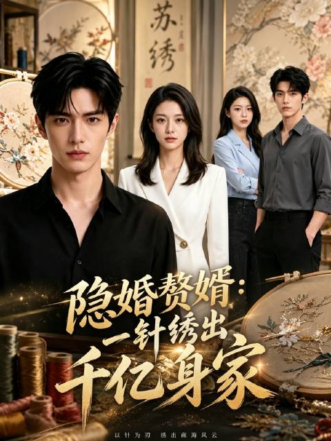 短剧·隐婚赘婿：一针绣出千亿身家-第50集-卓皓遭未婚妻许诗予与情敌江向安联手设计陷害，愤然离职后惨遭全行业封杀。人生低