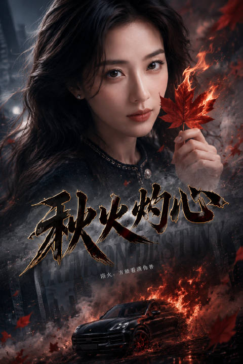 短剧·秋火灼心-第48集-中秋之夜，李娜与弟媳李那各自购置了同款车辆，不料其中一台意外起火。弟媳误将起火车辆认作李娜所有