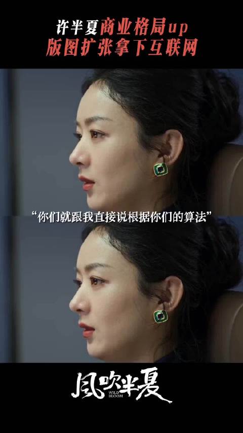 许半夏商业格局up 电视剧 风吹半夏 赵丽颖