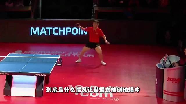 到底是什么情况让樊振东能倒地爆冲，陪对手多打了一会儿