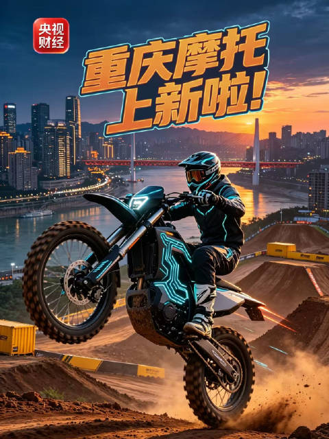 AI电动摩托车来了全国每3辆摩托车就有1辆重庆造