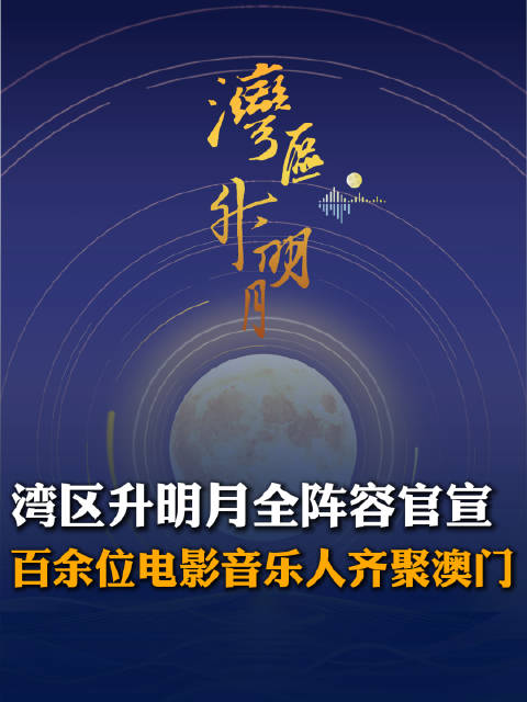 湾区升明月官宣全阵容