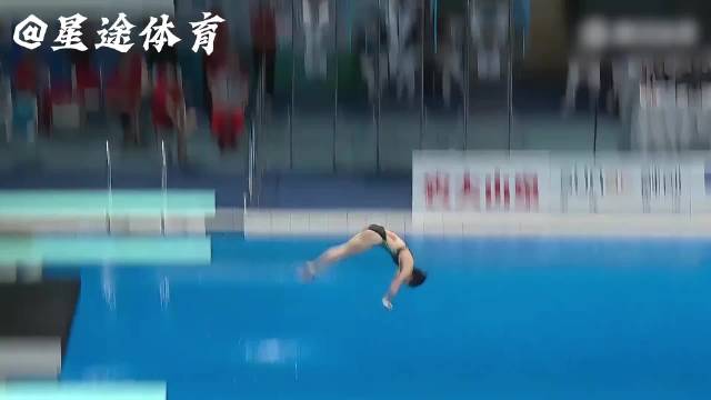 陈芋汐教科书一跳得94.05分，全场最高