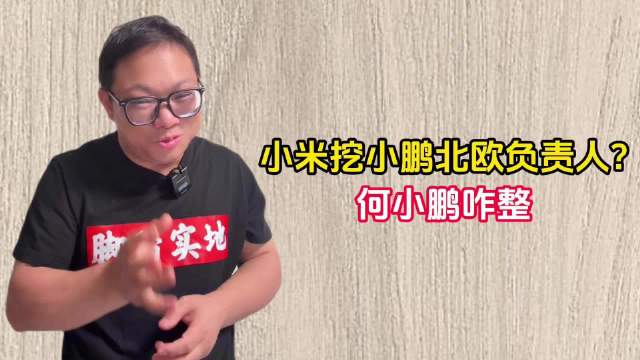 小米挖小鹏北欧负责人？ 何小鹏咋整｜车企营销真话局