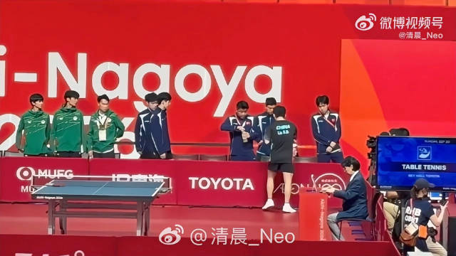 王楚钦男团首秀坐场外，养精蓄锐待关键战