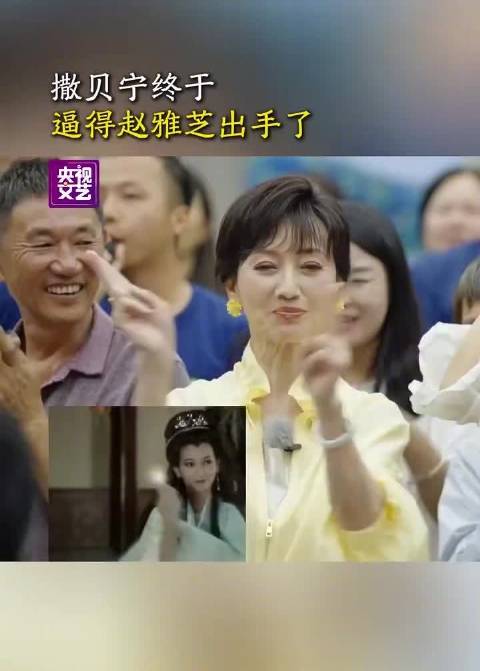 赵雅芝终于对撒贝宁出手了