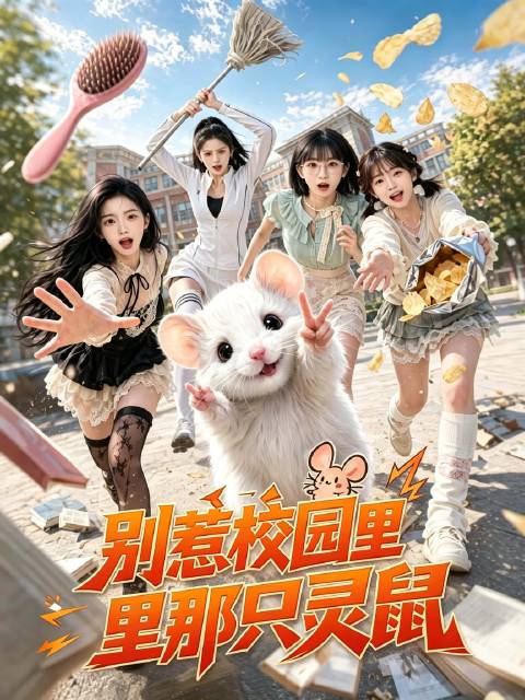 短剧·别惹校园里那只灵鼠-第17集-被女友和养兄合谋杀害，醒来发现自己变成了一只老鼠！钻校花被窝、偷吃零食、抢外卖收集情