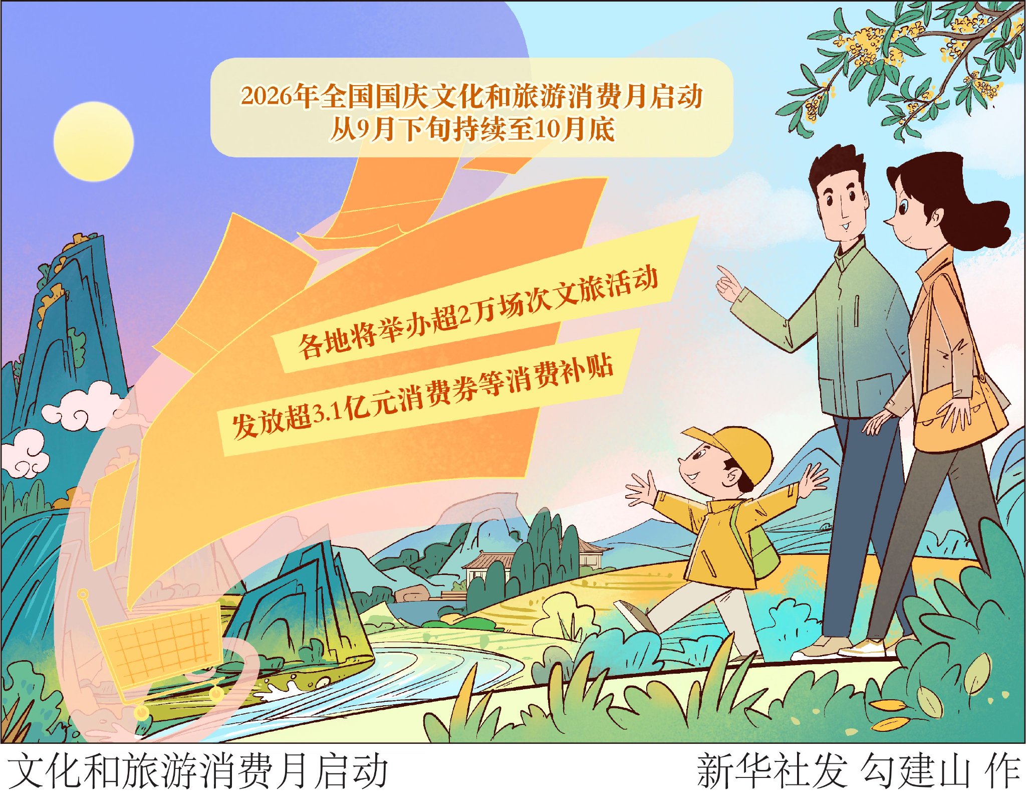 （图表·漫画）文化和旅游消费月启动