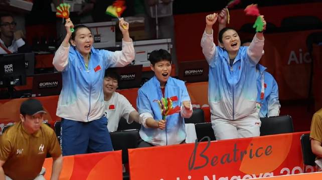 亚运会女团半决赛，国羽2-0领先印尼，魏雅欣黄东萍韩悦出场