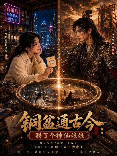 短剧·铜盆通古今 ：赐了个神仙娘娘-第5集-古董店主齐嫣的双鱼铜洗连通大梁时空，偶遇质子萧晟。她借助现代物资、知识屡次救
