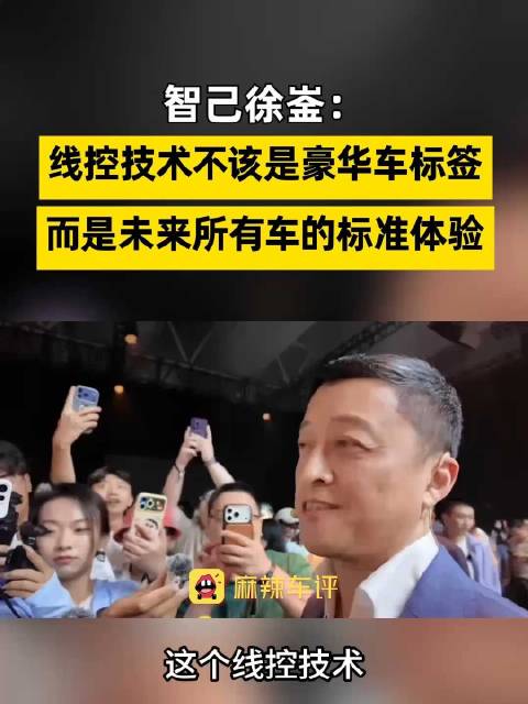 徐崟称线控不该是豪华车标签