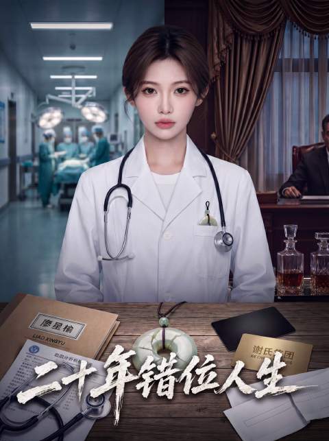 短剧·二十年错位人生-第22集-女主重生回二十年前的认亲现场，放弃相认，隐姓埋名成为顶尖内科专家。二十年后再遇亲生哥哥谢