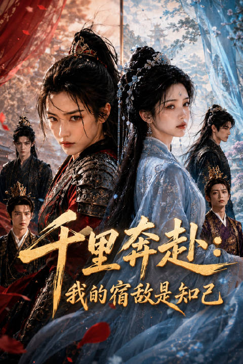 短剧·千里奔赴：我的宿敌是知己-第65集-南疆侠女赵真儿桀骜飒爽，昔日与京城贵女沈星晚因争抢蜀锦针锋相对，是互不服气的死