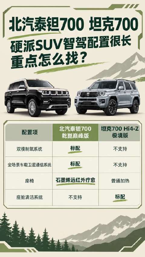 硬派SUV智驾配置很长，重点怎么找？