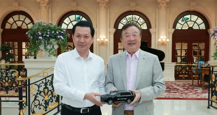 冯长军赴深圳与华为创始人任正非及华为高层代表会谈