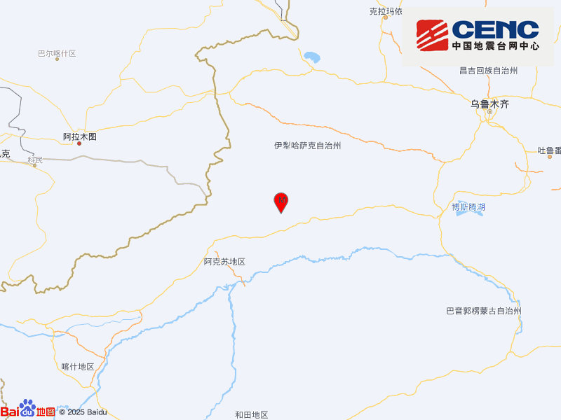 新疆阿克苏地区拜城县发生4.2级地震,震源深度10千米 新疆阿克苏地区拜城县发生4.2级地震,震源深度10千米