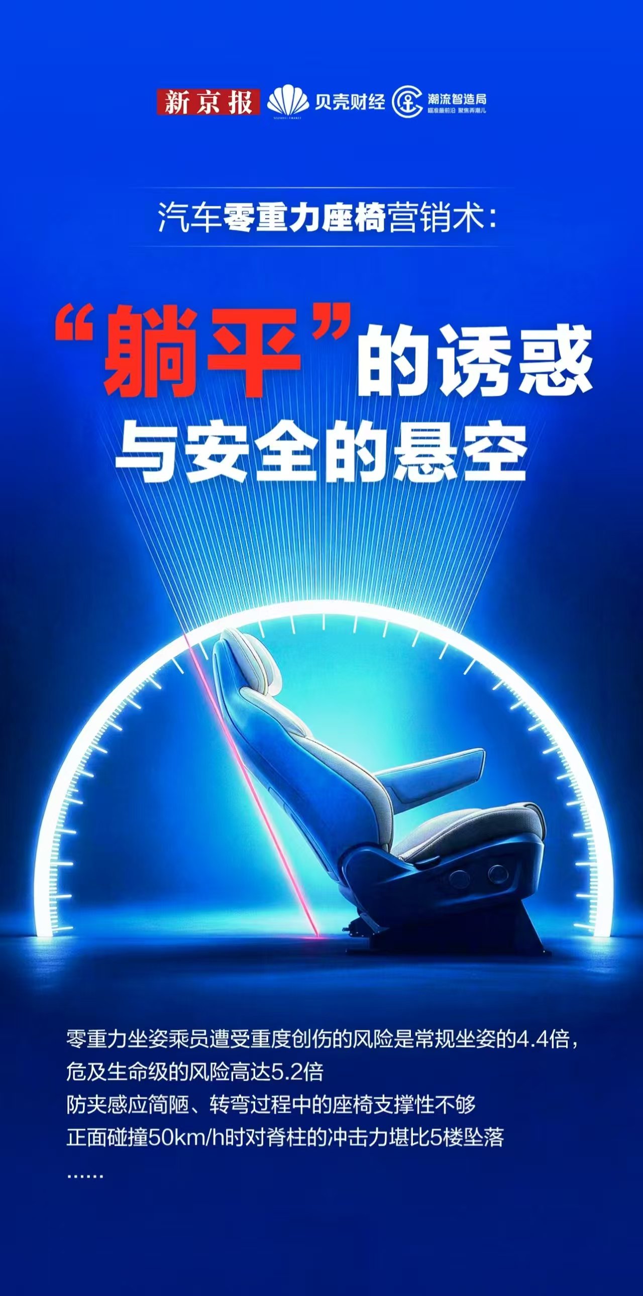 汽车零重力座椅营销术:“躺平”的诱惑与安全的悬空 汽车零重力座椅营销术:“躺平”的诱惑与安全的悬空