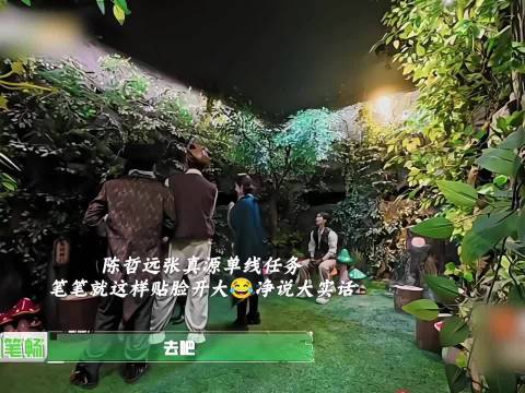 陈哲远拖张真源出密室，NPC惊吓中哥哥变坦克