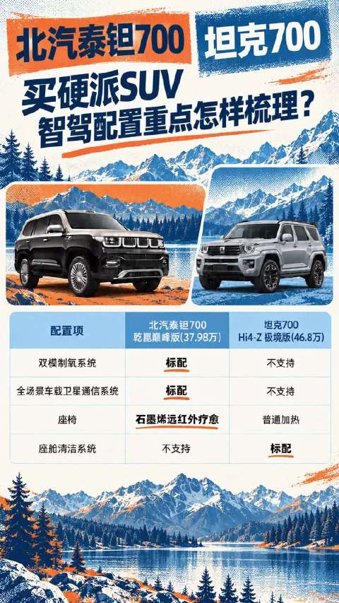 买硬派SUV，智驾配置重点怎样梳理？