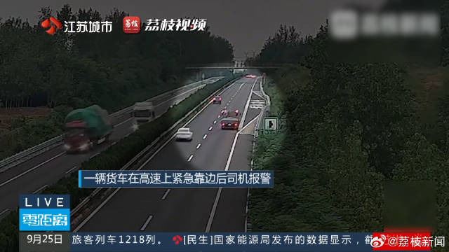 南京货车司机高速突发不适，教科书式自救停车报警