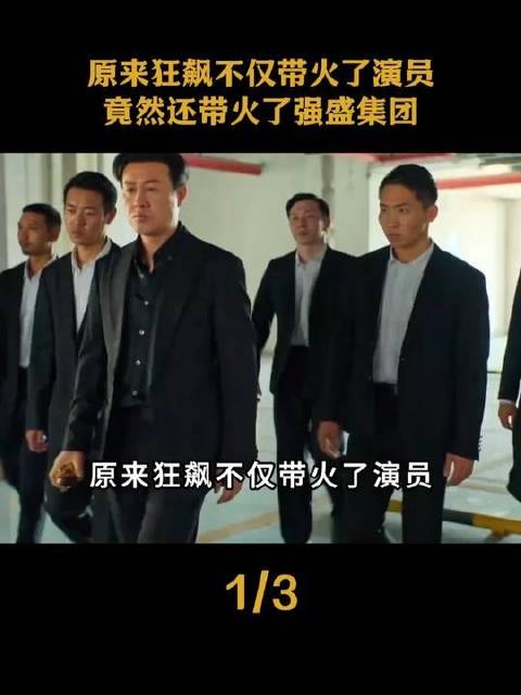 没想到《狂飙》这波热度，不仅捧红了一众演员…