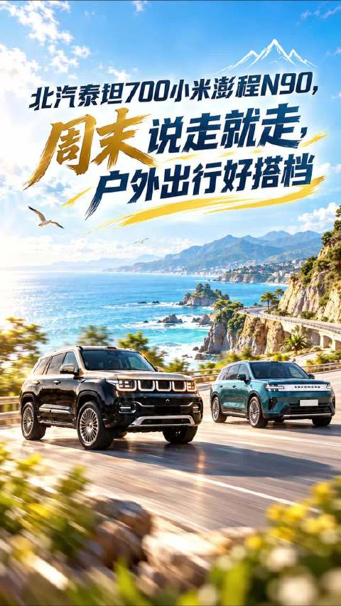 北汽泰钽700vs小米澎程N90，周末说走就走，户外出行好搭档