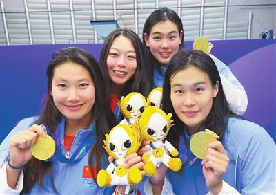 “津门力量”助力中国女水五连冠