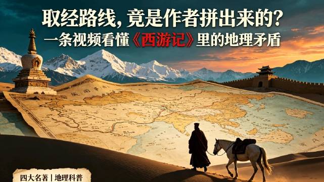 西游记取经路线，放到现实地图根本走不通？竟是地理缝合怪？