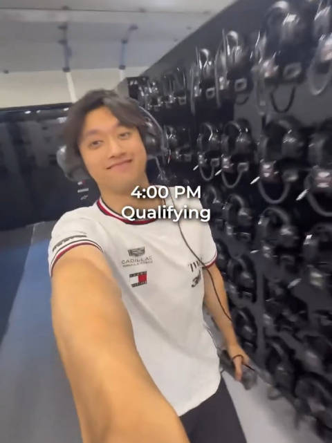 周冠宇vlog记录工作周一天，独家画面曝光