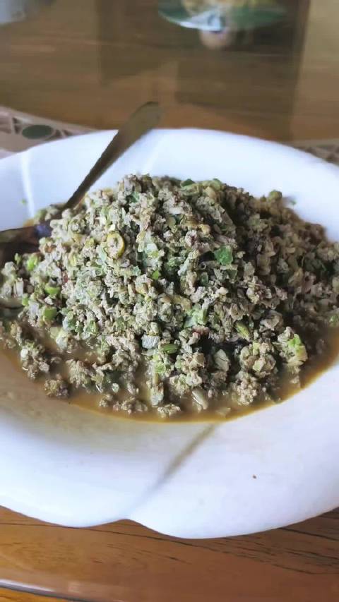 最近挖到日照市五莲县黑虎山的一道独有山珍美食——青蝉豆角